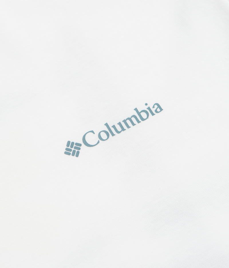 Columbia CSC Outdoor Back Graphic T-Shirt in White and Shining Landscape
