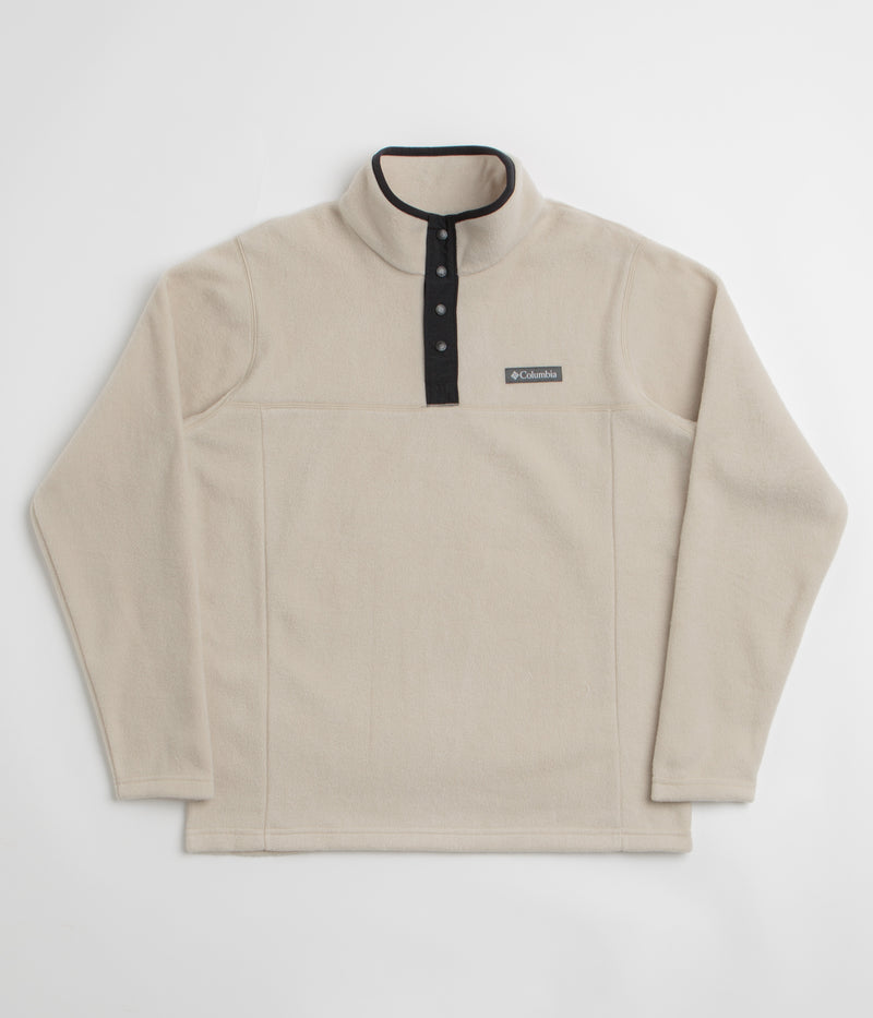 Columbia Steens Mountain II Half Snap Fleece in Ancient Fossil and Black
