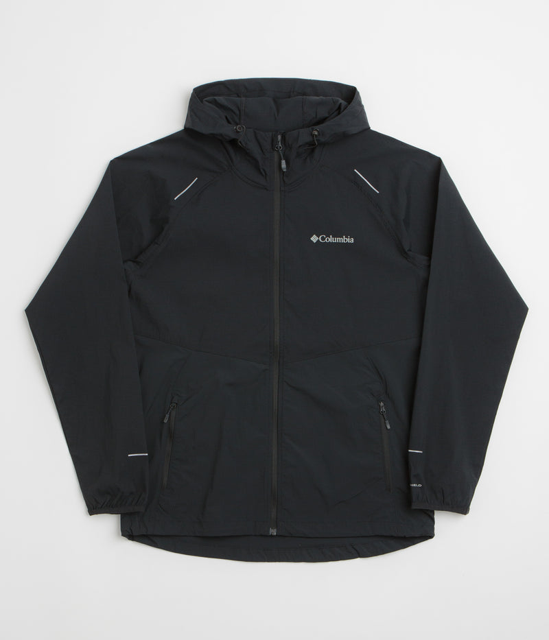 Columbia Tech II Wind Full Zip Jacket in Black