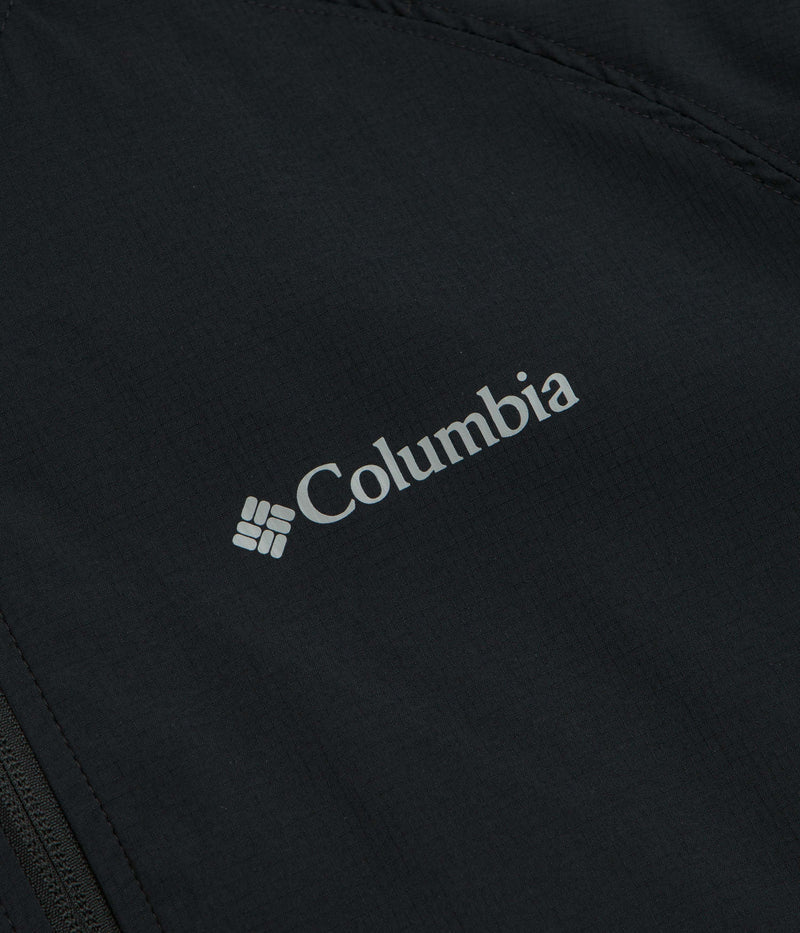 Columbia Tech II Wind Full Zip Jacket in Black