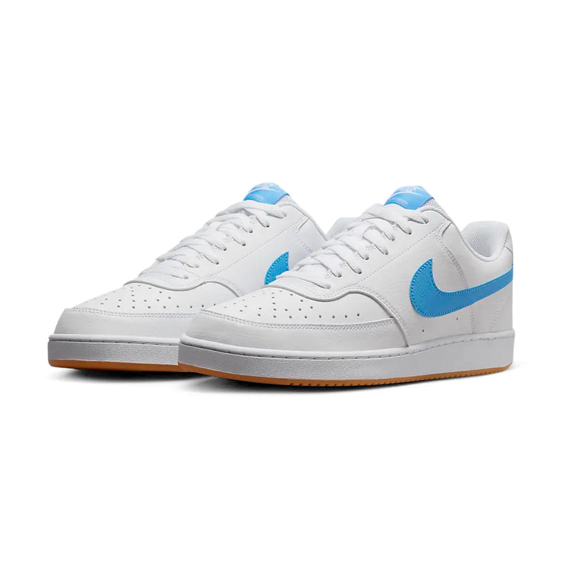 Court Vision Low White University Blue Men's Shoes