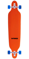 Daddies Logo Drop-Thru Longboard Complete - Orange