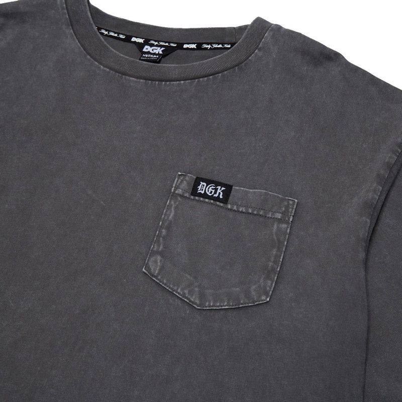 DGK Bones Knit T-Shirt - Washed Gray