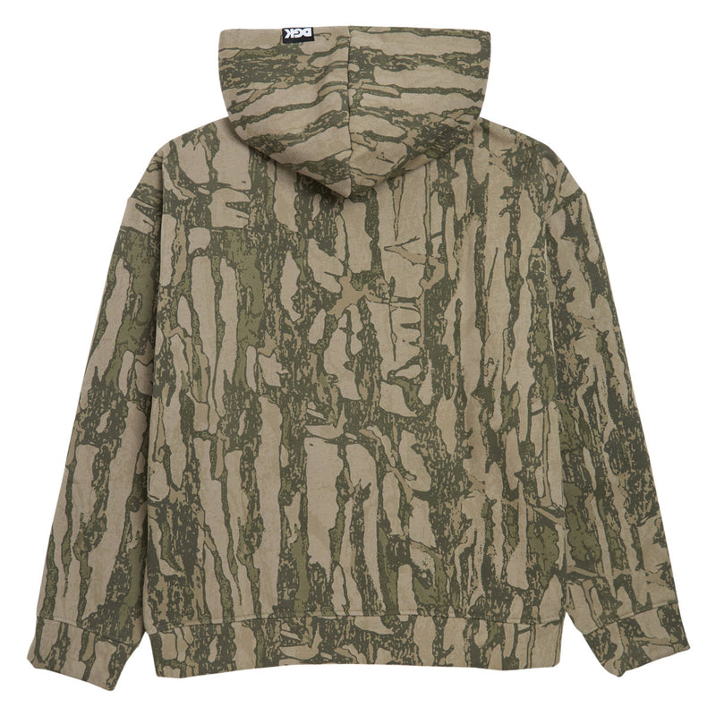 DGK Cortex Zip Up Hoodie - Bark Camo