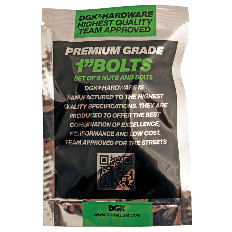 DGK Premium Hardware - Black/Silver - 1"