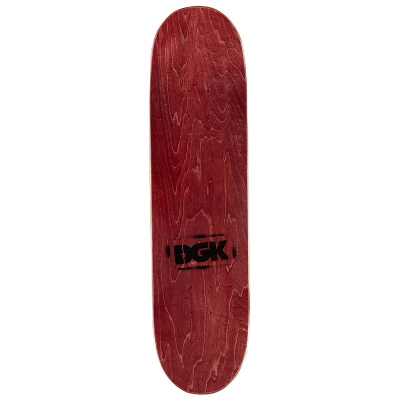 DGK x Raw Boo Skateboard Deck - Black - 8.25"