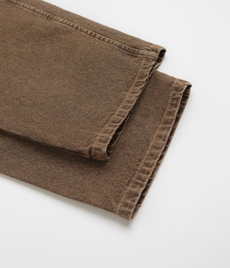 Dime Classic Baggy Jeans in Dipped Sandblasted Brown