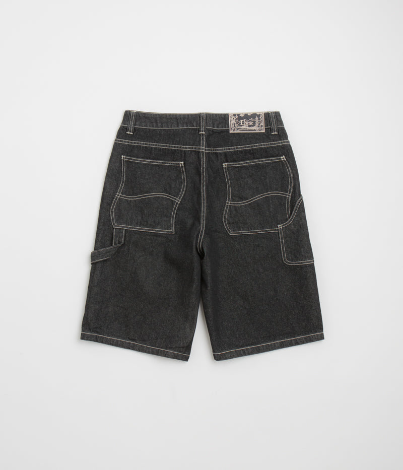 Dime Classic Denim Shorts in Black Washed
