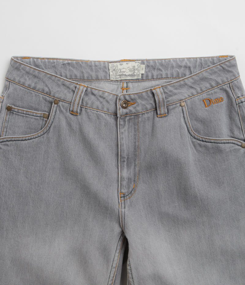 Dime Classic Relaxed Jeans in Dipped Sandblasted Grey