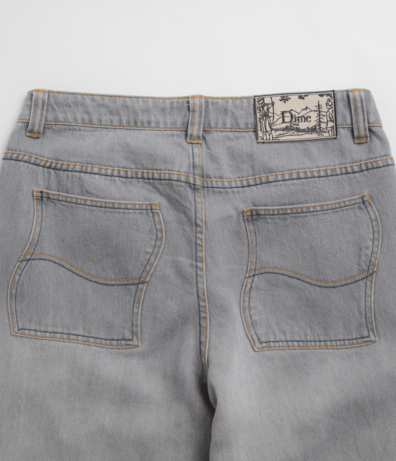 Dime Classic Relaxed Jeans in Dipped Sandblasted Grey