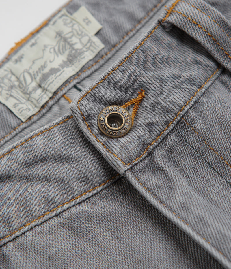 Dime Classic Relaxed Jeans in Dipped Sandblasted Grey