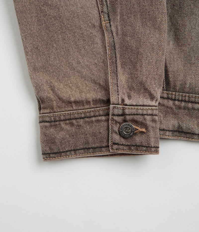 Dime Denim Jacket in Dipped Sandblasted Brown