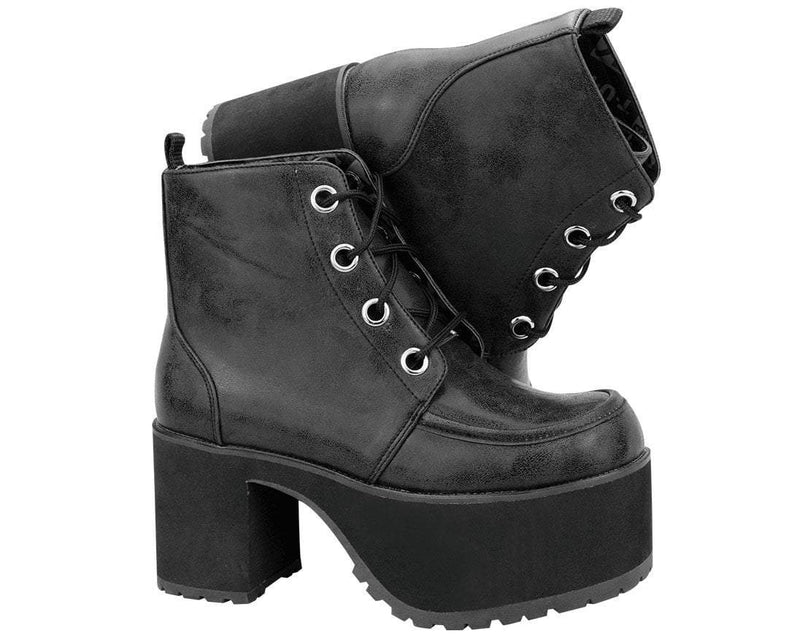 A8663L Distressed Ankle Nosebleed Boot