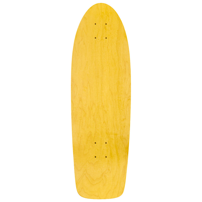 Dogtown x Suicidal Skates Possessed To Skate 70s Classic Skateboard Deck - Yellow Stain/Red Fade - 9.00"