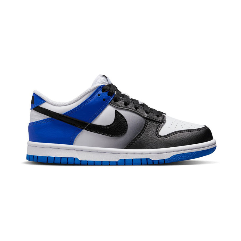 Dunk Low Game Royal White Black Big Kids' Shoes