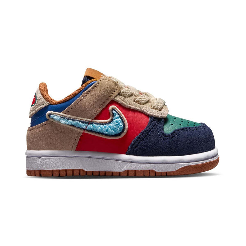 Dunk Low 'Speed Red Green Noise' Baby/Toddler Shoes