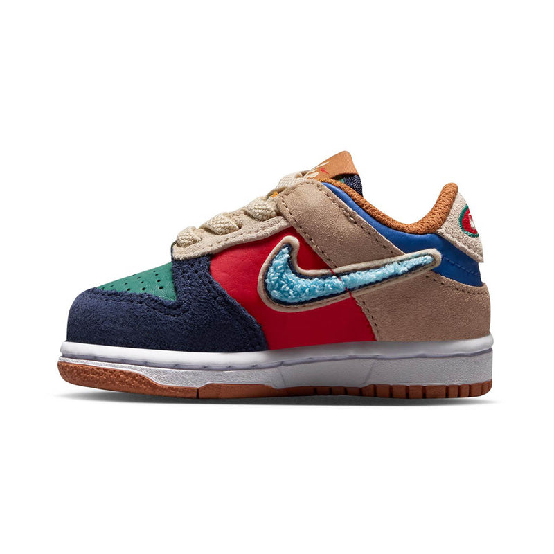 Dunk Low 'Speed Red Green Noise' Baby/Toddler Shoes