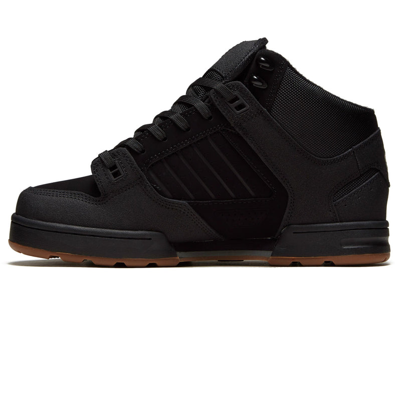 DVS Militia Boots - Black/Black/Gum/Nubuck