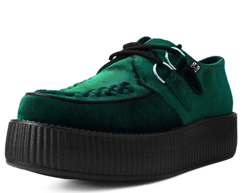 V8535 Emerald Green Velvet Viva Mondo Creeper