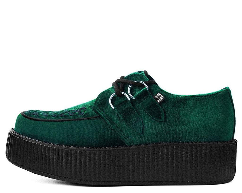 V8535 Emerald Green Velvet Viva Mondo Creeper