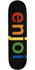 Enjoi Spectrum R7 Skateboard Deck - Black - 8.50"