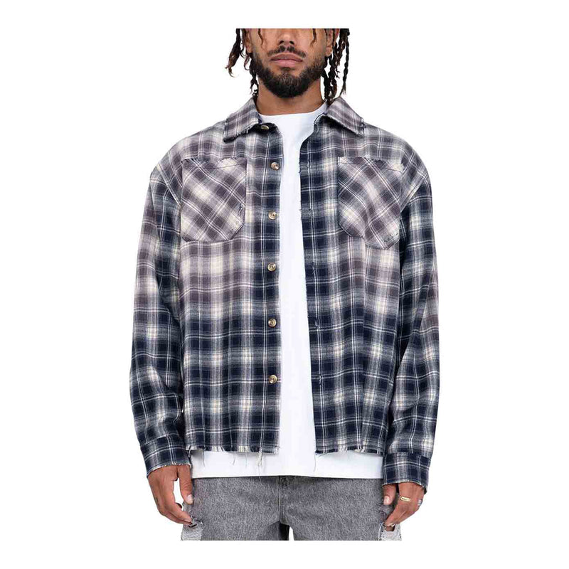 EPTM Bleached Navy Blue Flannel
