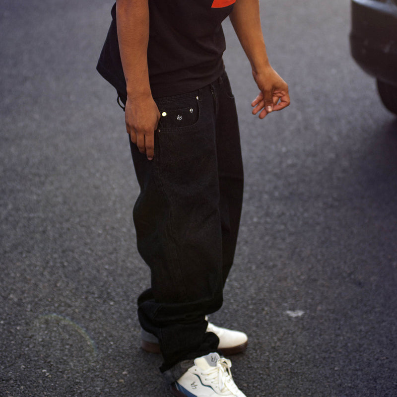 eS Baggy Denim Jeans - Black Wash