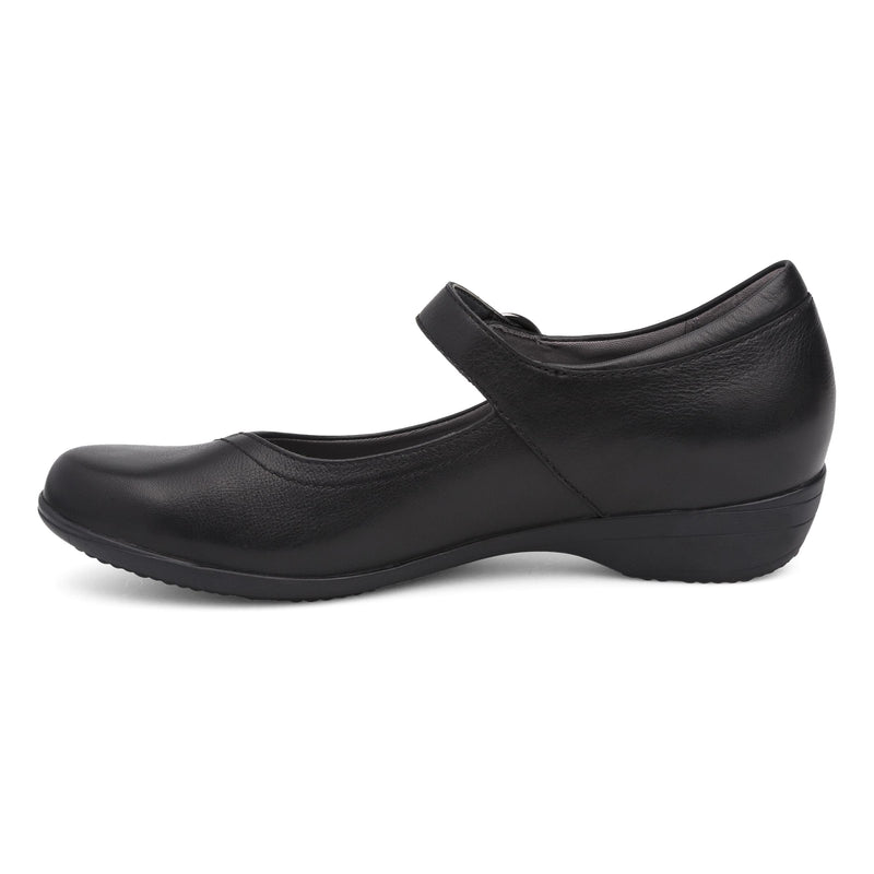 Side image of Fawna Black Milled Nappa