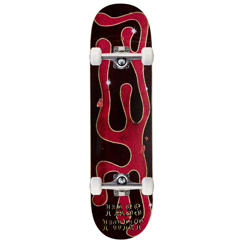 Flight Kiss Skateboard Complete - Blue/Gold Foil - 8.63"