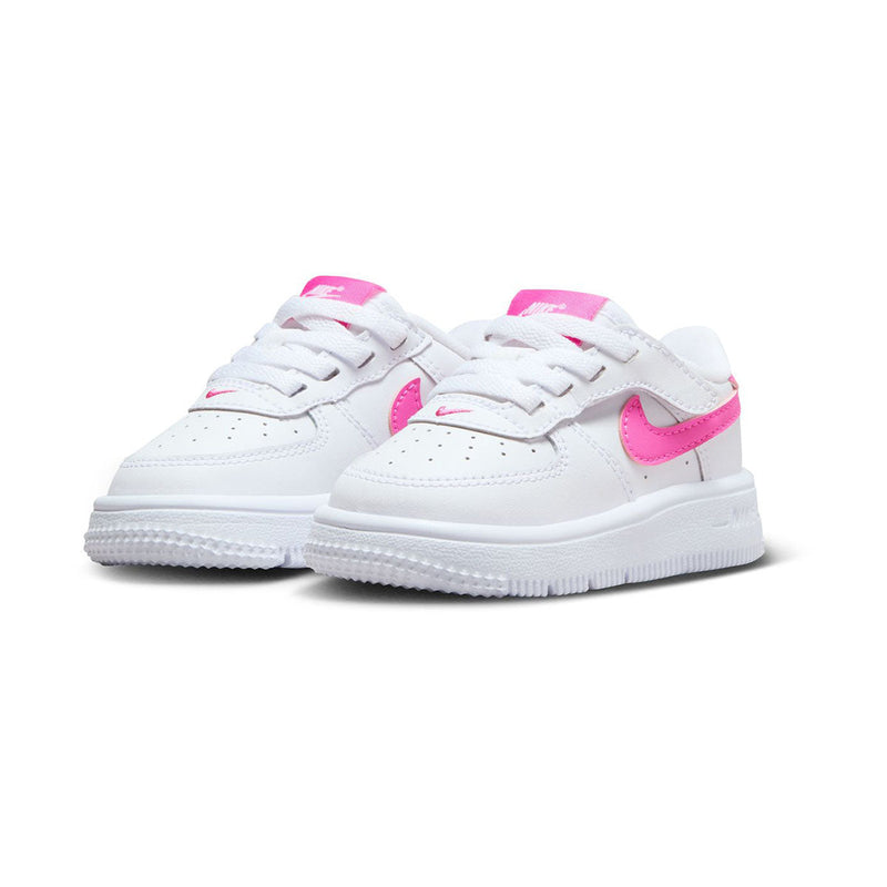 Force 1 Low EasyOn 'White Laser Fuchsia' Baby/Toddler Shoes