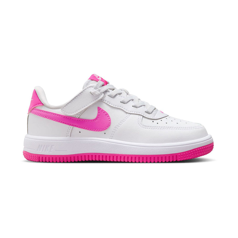 Force 1 Low EasyOn 'White Laser Fuchsia' Little Kids' Shoes