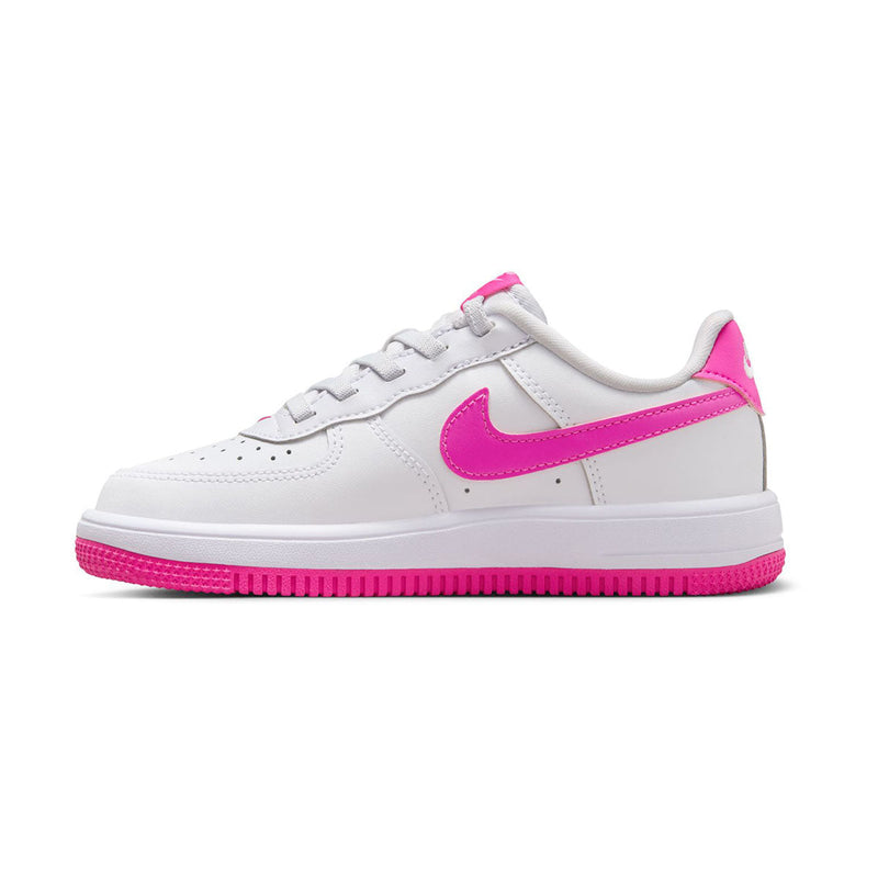 Force 1 Low EasyOn 'White Laser Fuchsia' Little Kids' Shoes