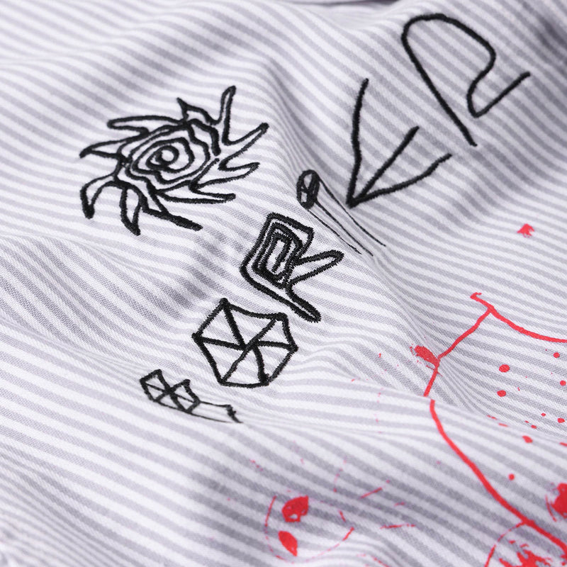 Former DxD Reynolds Stripe Shirt - Grey