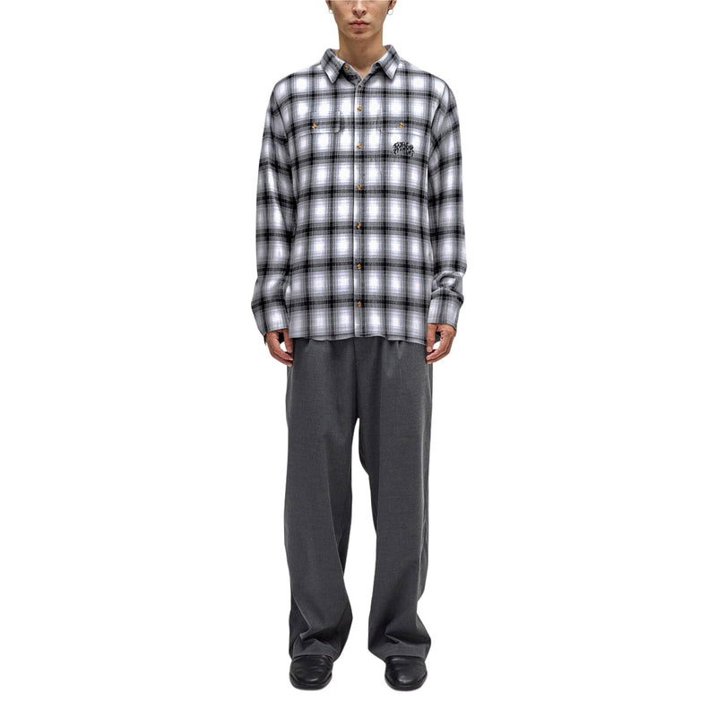 Former Vivian Flannel Long Sleeve Shirt - Grey