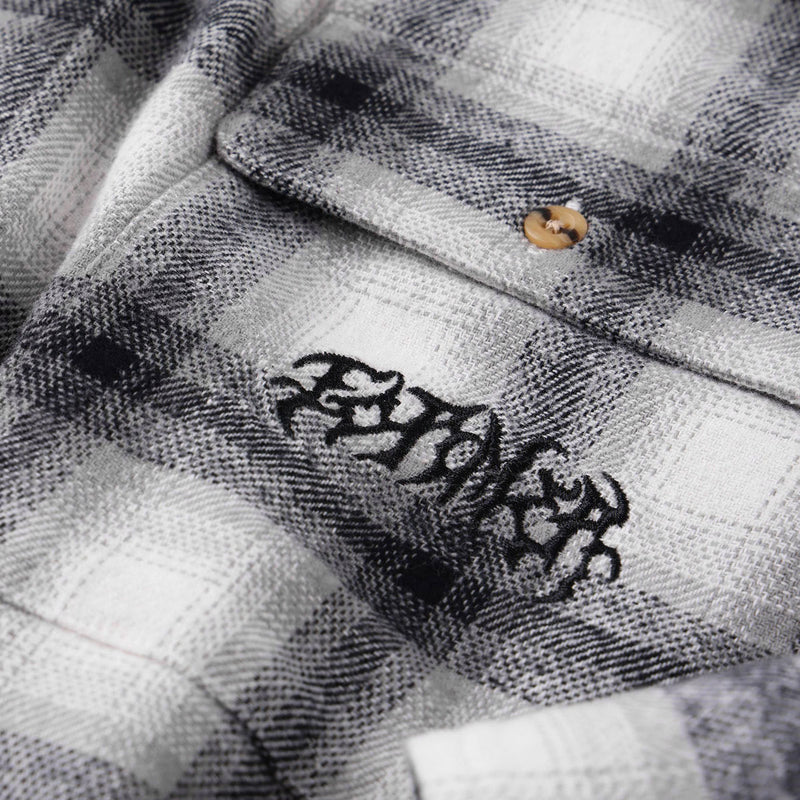 Former Vivian Flannel Long Sleeve Shirt - Grey
