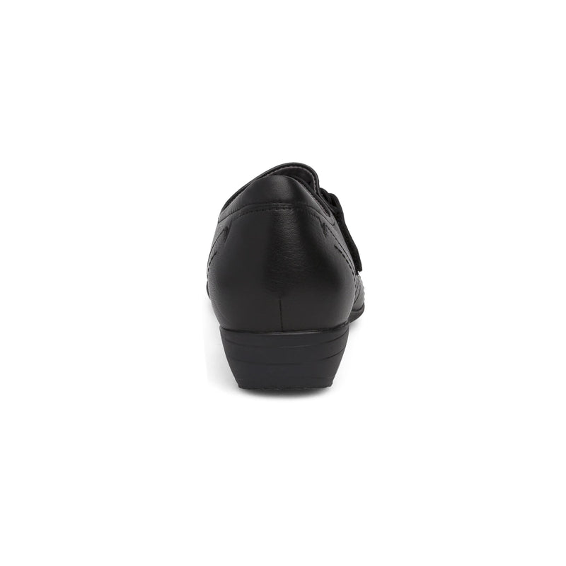Heel image of Franny Black Milled Nappa