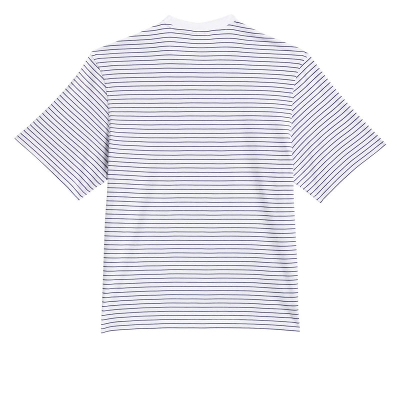 FS Stripe T-Shirt - White/Dark Blue