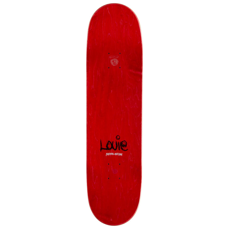 Fucking Awesome Louie 3D Frog Split Shape 2 Skateboard Deck - 8.25"