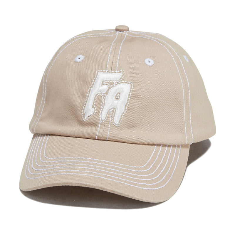 Fucking Awesome Seduction Contrast Stitch 6 Panel Hat - Khaki