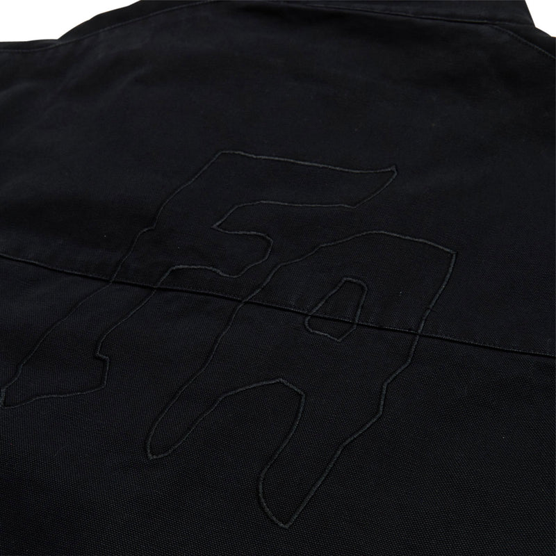 Fucking Awesome Waxed Puffer Jacket - Black