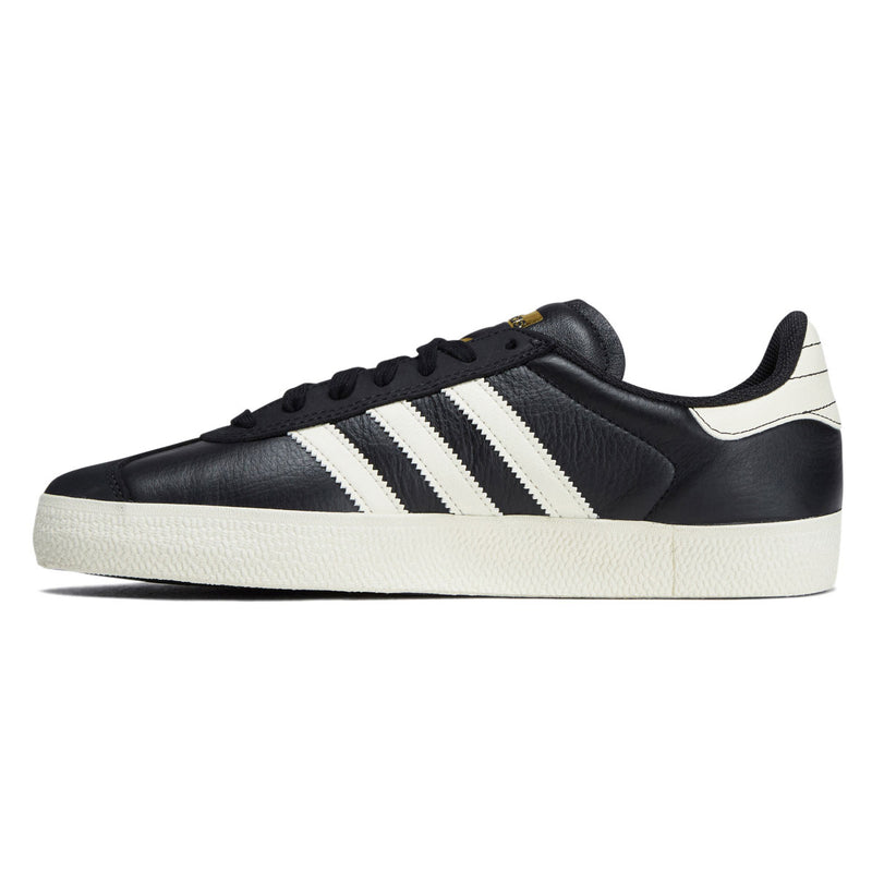 Gazelle ADV Shoes - Core Black/Cream White/Gold Metallic