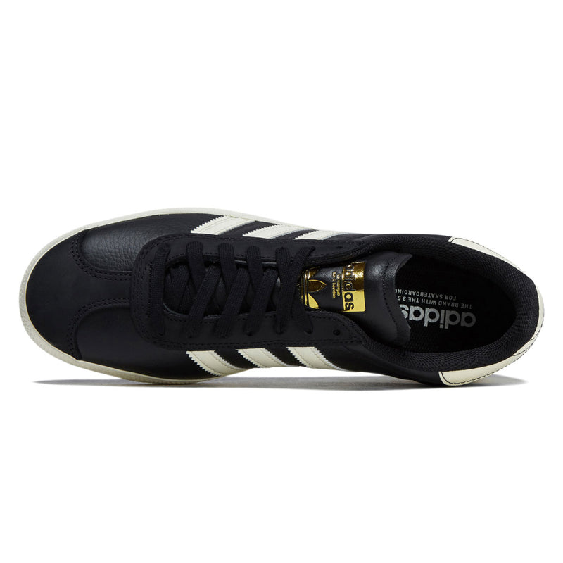 Gazelle ADV Shoes - Core Black/Cream White/Gold Metallic