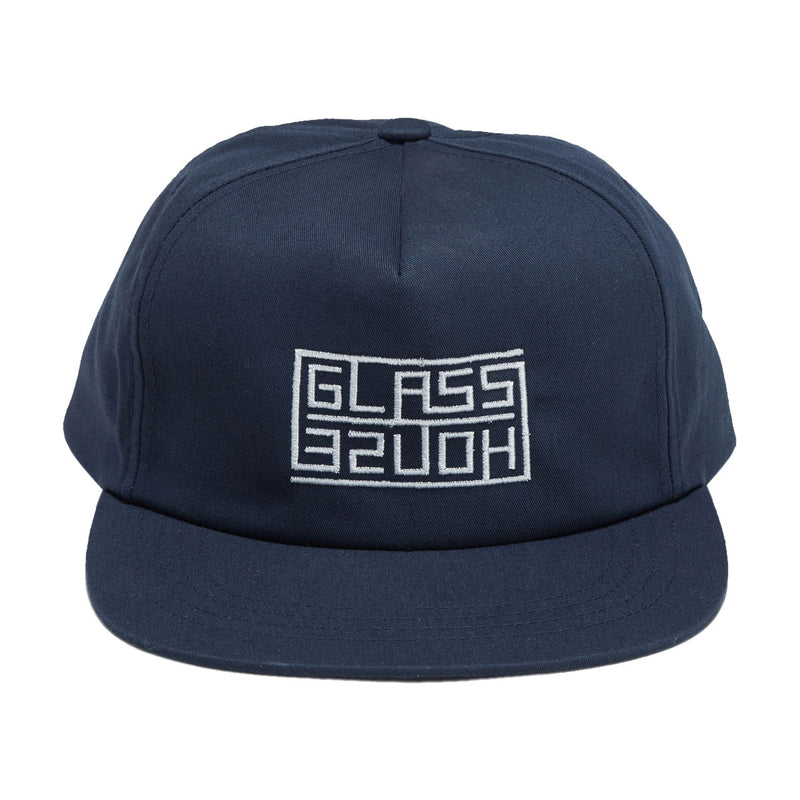 Glass House Maze Snapback Hat - Navy