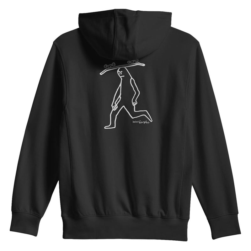 Gonz Head Hoodie - Black/Aurora Ivy