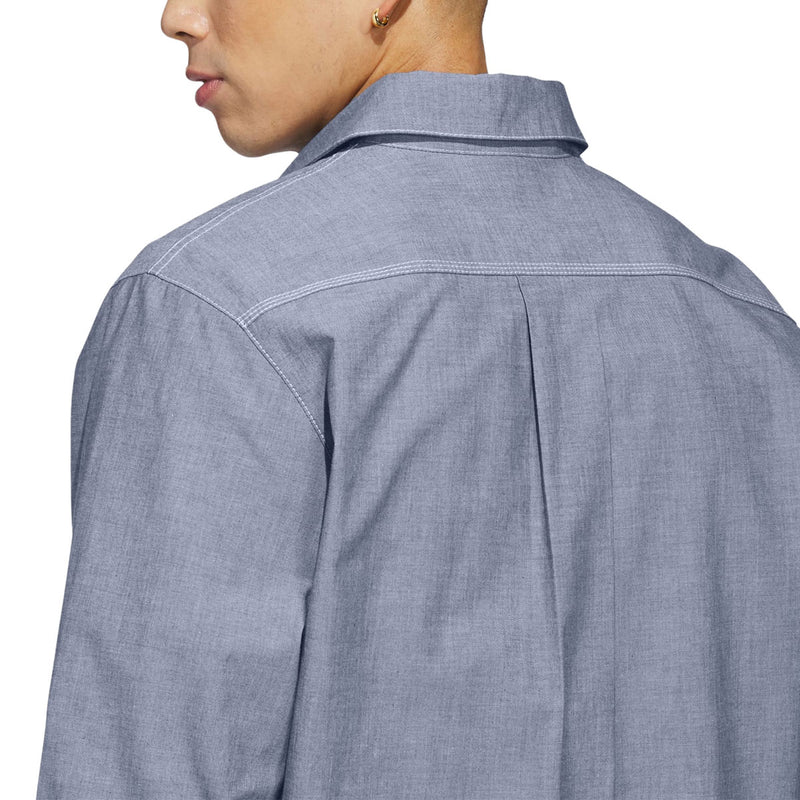 Gonz Long Sleeve Shirt - Aurora Ivy/White