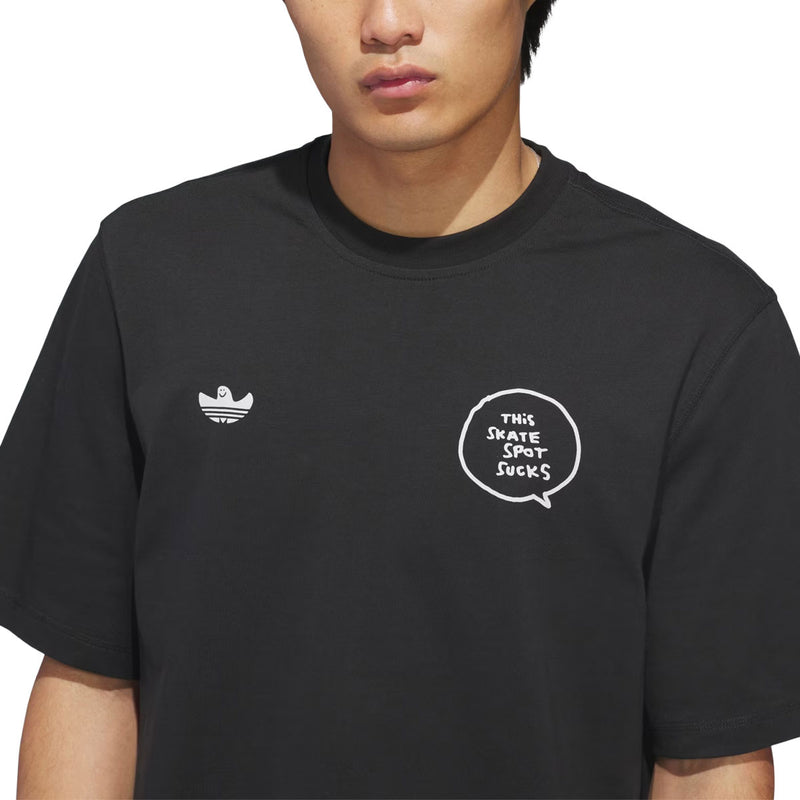 Gonz Spot T-Shirt - Black/Ice Purple
