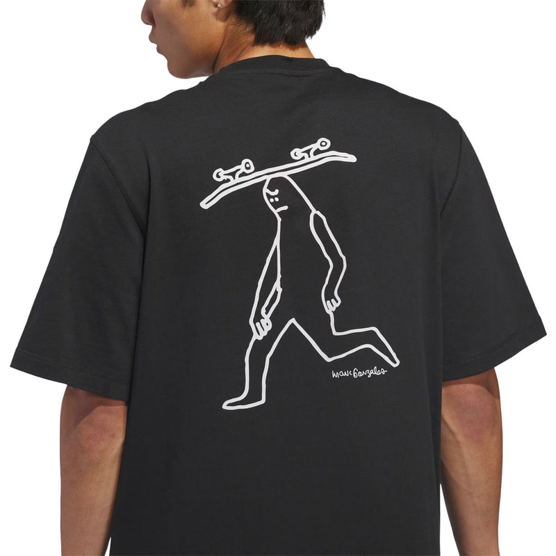 Gonz Spot T-Shirt - Black/Ice Purple