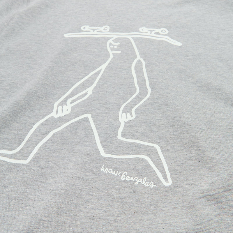Gonz Spot T-Shirt - Medium Grey Heather