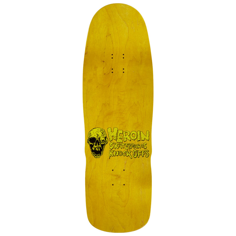 Heroin Dead Dave Knock Off Skateboard Complete - 10.10"