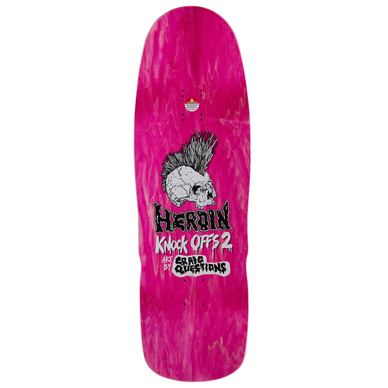 Heroin Dead Dave KO2 Mummy Skateboard Deck - 10.125"